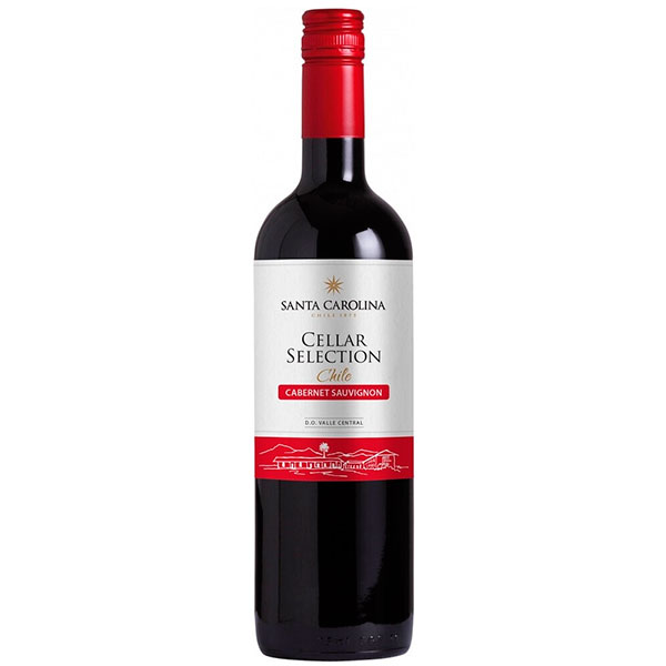 Вино Красное Полусухое Santa Carolina Cellar Selection Cabernet Sauvignon 2021 0,75 л фото