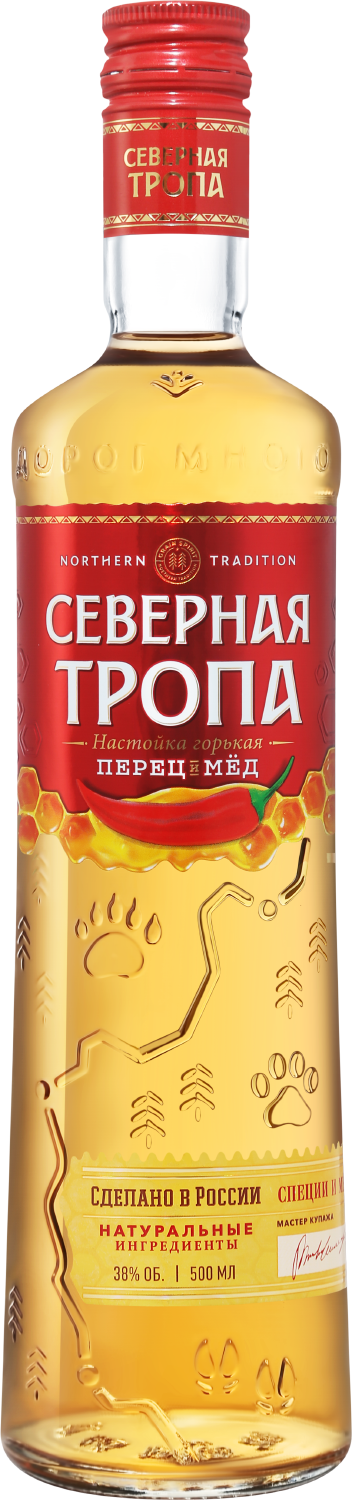 Настойка Severnaya Tropa Pepper Honey 0,5 л фото