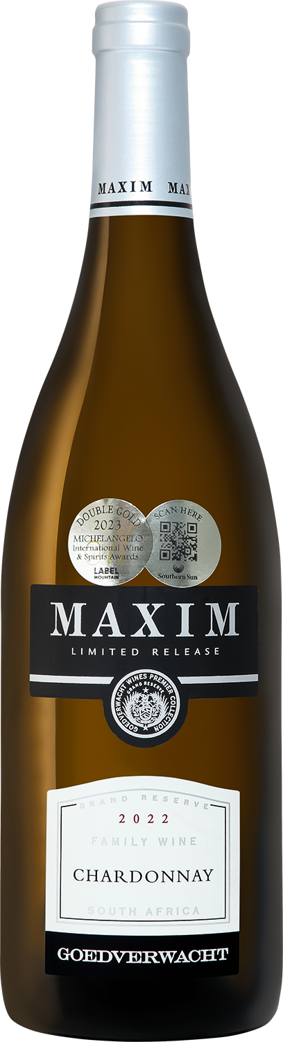 Вино Белое Сухое Goedverwacht Maxim Chardonnay Robertson 2024 0,75 л фото