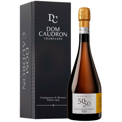 Шампанское Белое Брют Dom Caudron Sublimite 50/50 Brut Champagne in gift box 2011 0,75 л фото