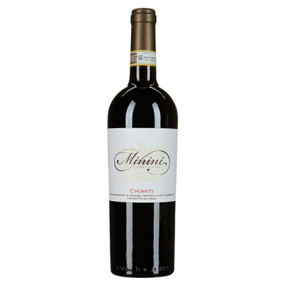 Вино Красное Сухое Minini Chianti 2018 0,375 л фото