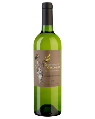 Вино Белое Сухое Demoiselle de Gascogne Colombard Ugni Blanc Cotes de Gascogne 2022 0,75 л фото