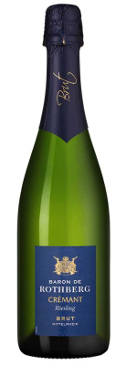 Вино игристое Белое Брют Baron de Rothberg Mittelrhein Cremant Brut 2021 0,75 л фото