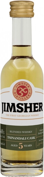 Виски Jimsher Tsinandali Cask 5 Years Old 0,05 л фото