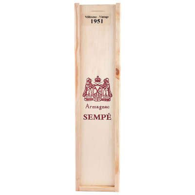 Арманьяк Sempe in wooden box 1951 0,5 л фото