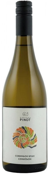 Вино Белое Сухое Chateau Pinot Exclusive M Sauvignon Blanc Semillon Kuban Novorossiysk 2023 0,75 л фото