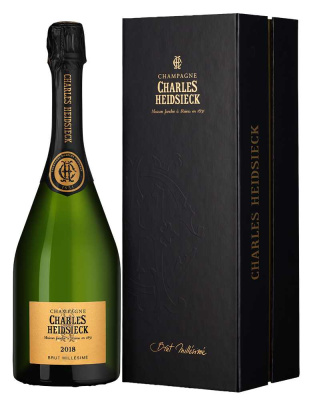 Шампанское Шарль Хайдсик Брют Миллезим в п/у 2018 Белое Брют 12% 0,75 л фото
