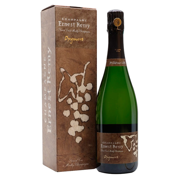 Вино игристое Белое Экстра Брют Ernest Remy Oxymore Grand Cru Extra-Brut Champagne in gift box 0,75 л фото