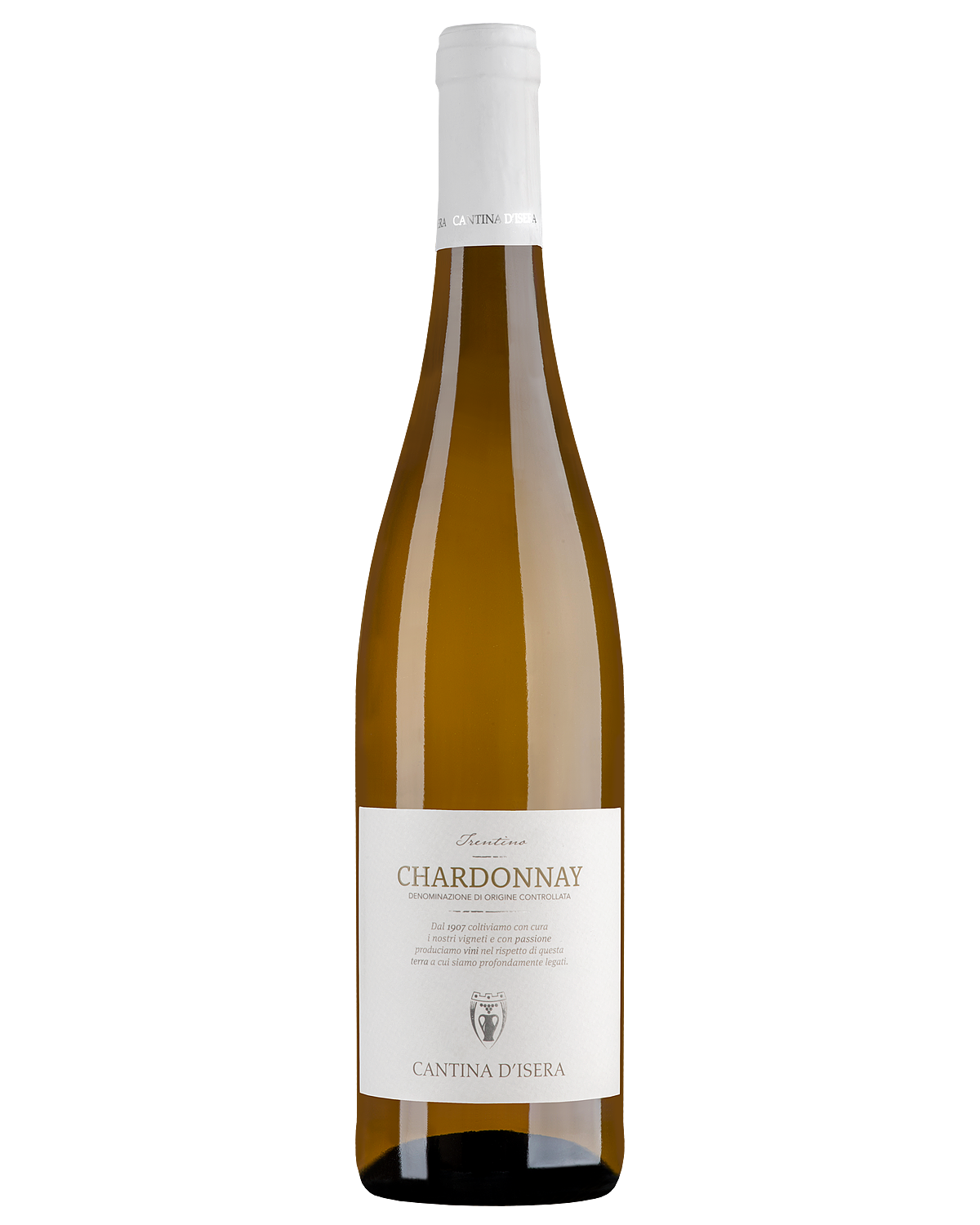 Вино Белое Сухое Cantina d'Isera Chardonnay Trentino 2023 0,75 л фото