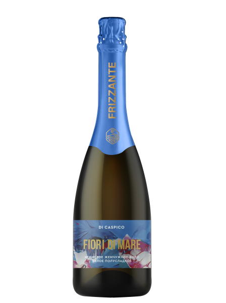 Вино игристое Белое Полусладкое Di Caspico Fiori di Mare 2023 0,75 л фото