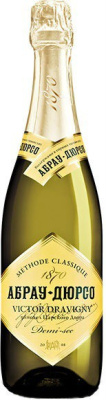 Вино игристое Abrau-Durso Victor Dravigny Demi-sec 0,75 л фото
