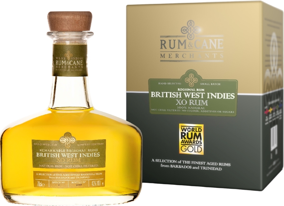 Ром Rum & Cane Merchants British West Indies XO in gift box 0,7 л фото