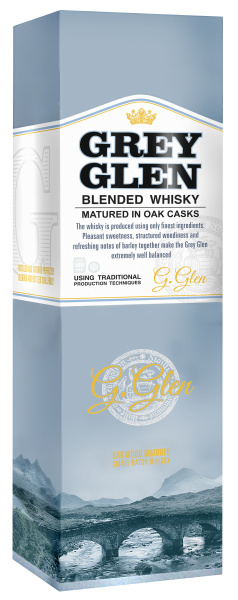 Виски Grey Glen in gift box 0,7 л фото