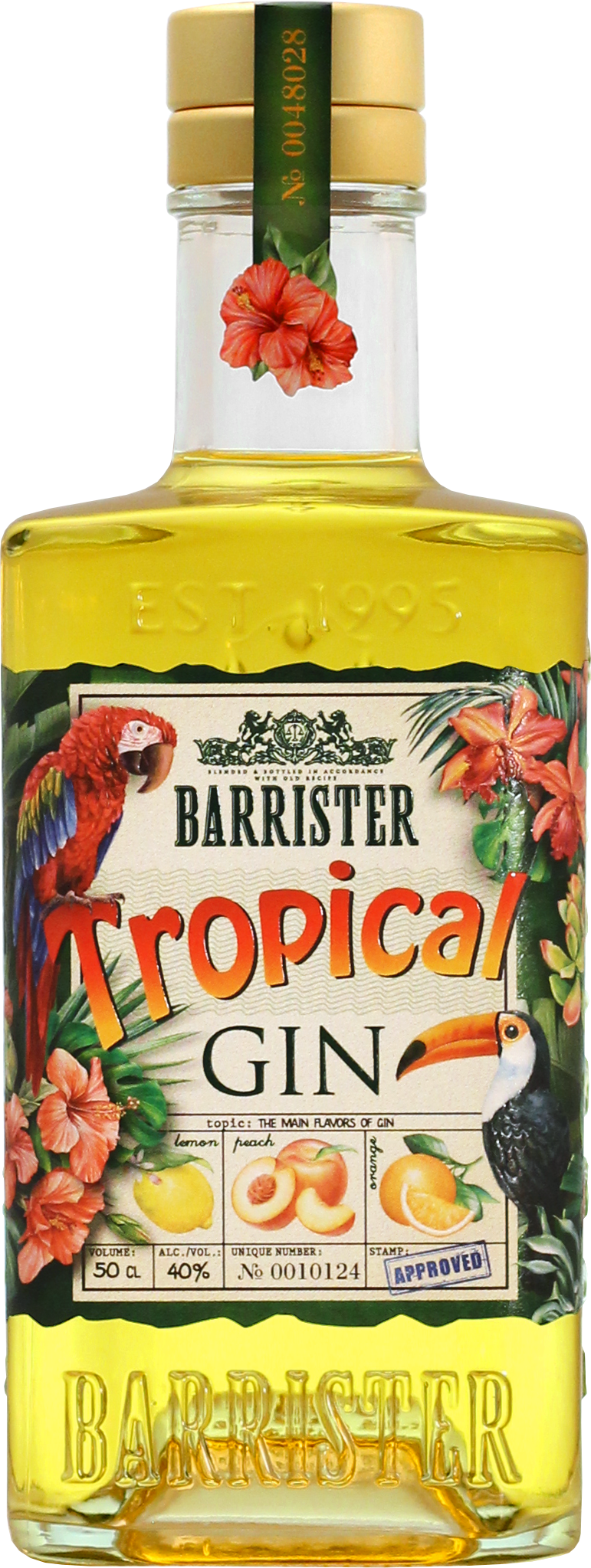 Джин Barrister Tropical 0,5 л фото