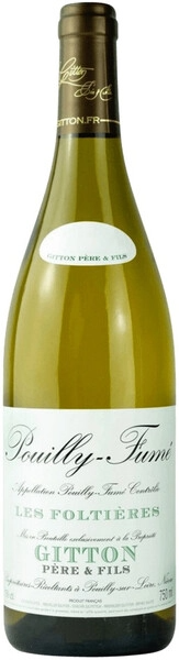 Вино Белое Сухое Gitton Pere & Fils Pouilly-Fume Les Foltieres 2023 0,75 л фото