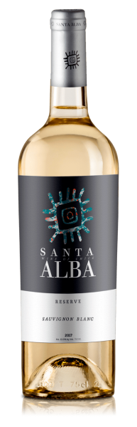 Вино Белое Сухое Santa Alba Reserve Sauvignon Blanc 2022 0,75 л фото