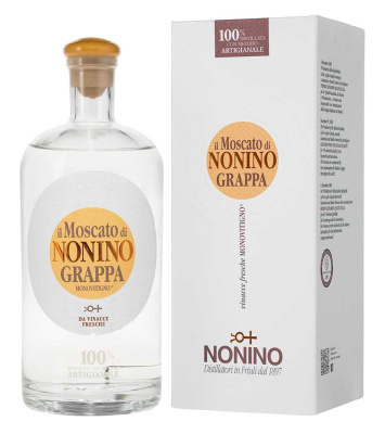 Граппа Нонино Иль Москато Моновитиньо в п/у 2019 41% 0,7 л фото