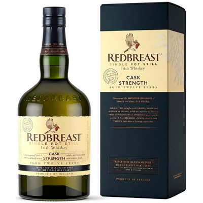 Виски Redbreast Cask Strength 12 Years Old (58,1%) in gift box 0,7 л фото
