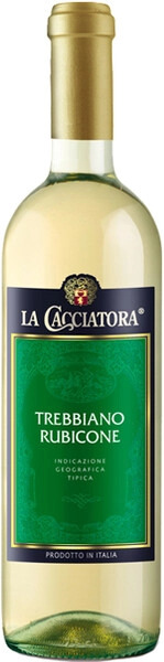 Вино Белое Сухое La Cacciatora Trebbiano Rubicone 2024 0,25 л фото