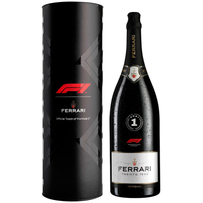 Вино игристое Белое Брют Ferrari Brut Trento in tube 3,00 л фото