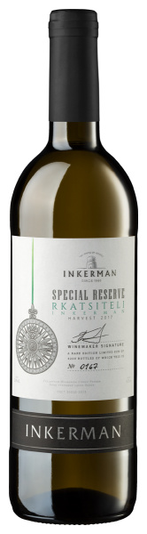 Вино Белое Сухое Inkerman Rkatsiteli Special Reserve 2020 0,75 л фото