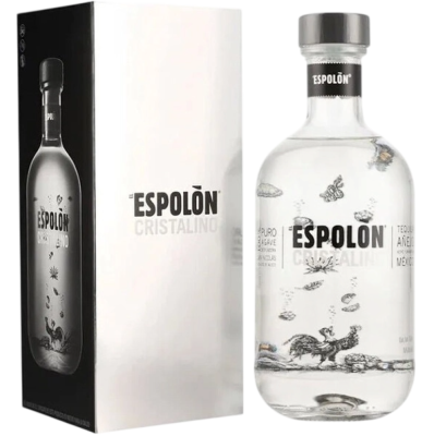 Текила Espolon Cristalino in gift box 0,75 л фото