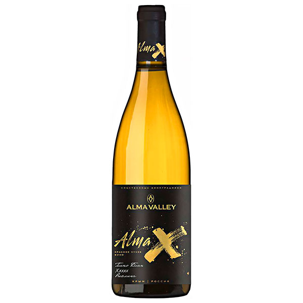 Вино Белое Сухое Alma Valley Alma X Pinot Blanc Riesling Crimea 2022 0,75 л фото