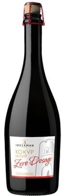 Вино игристое Белое Экстра Брют Inkerman Kokur Belyj Zero Dosage 0,75 л фото