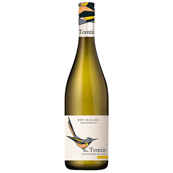 Вино Белое Сухое Tomtit Sauvignon Blanc Marlborough 2023 0,75 л фото