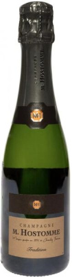 Вино игристое Белое Брют M. Hostomme Tradition Brut Champagne 0,375 л фото