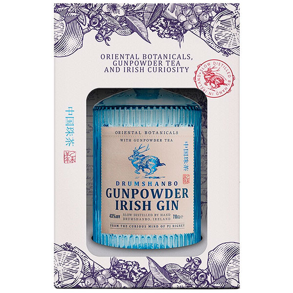 Джин Drumshanbo Gunpowder Irish Gin in gift box 0,70 л фото