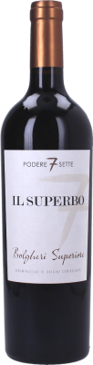 Вино Красное Сухое Podere 7 Sette Il Superbo Bolgheri Superiore 2021 0,75 л фото