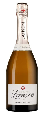 Вино игристое Белое Брют Lanson Le Blanc de Blancs Brut Champagne 2020 0,75 л фото