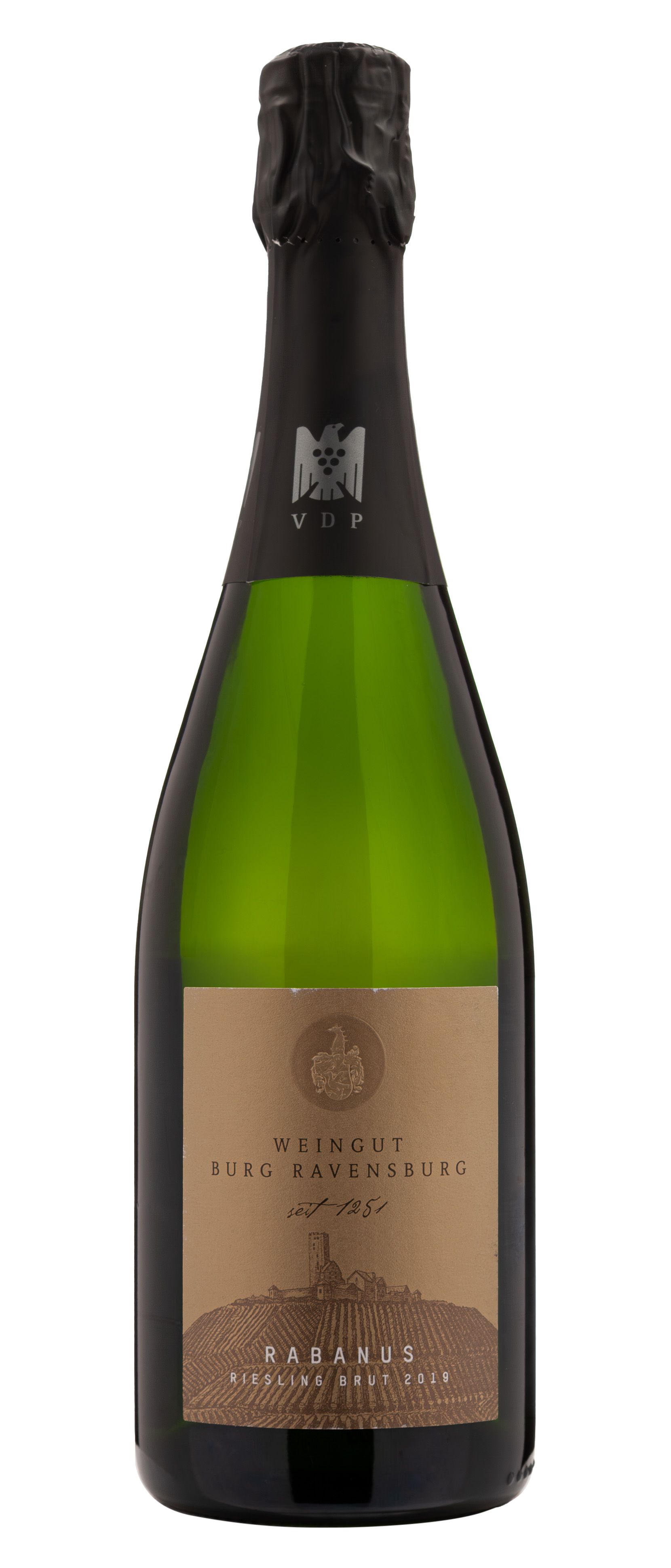 Вино игристое Белое Брют Burg Ravensburg Rabanus Riesling Brut 2019 0,75 л фото