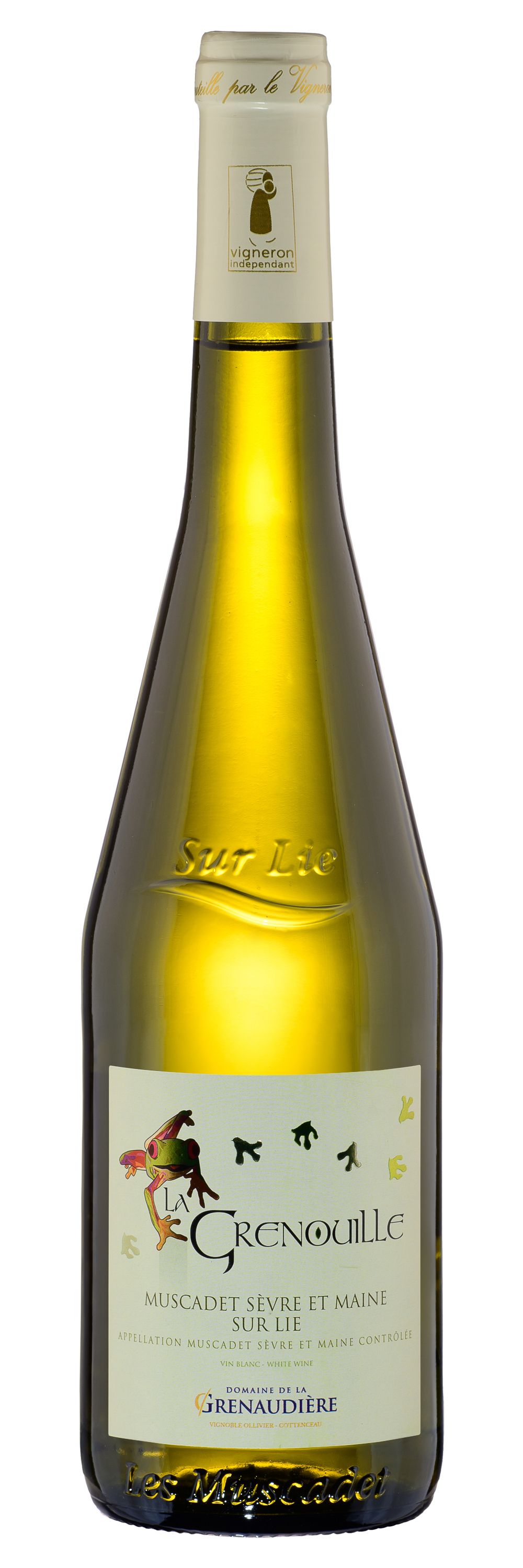 Вино Белое Сухое Domaine De La Grenaudiere La Grenouille Muscadet-Sevre Et Maine Sur Lie 2025 0,75 л фото