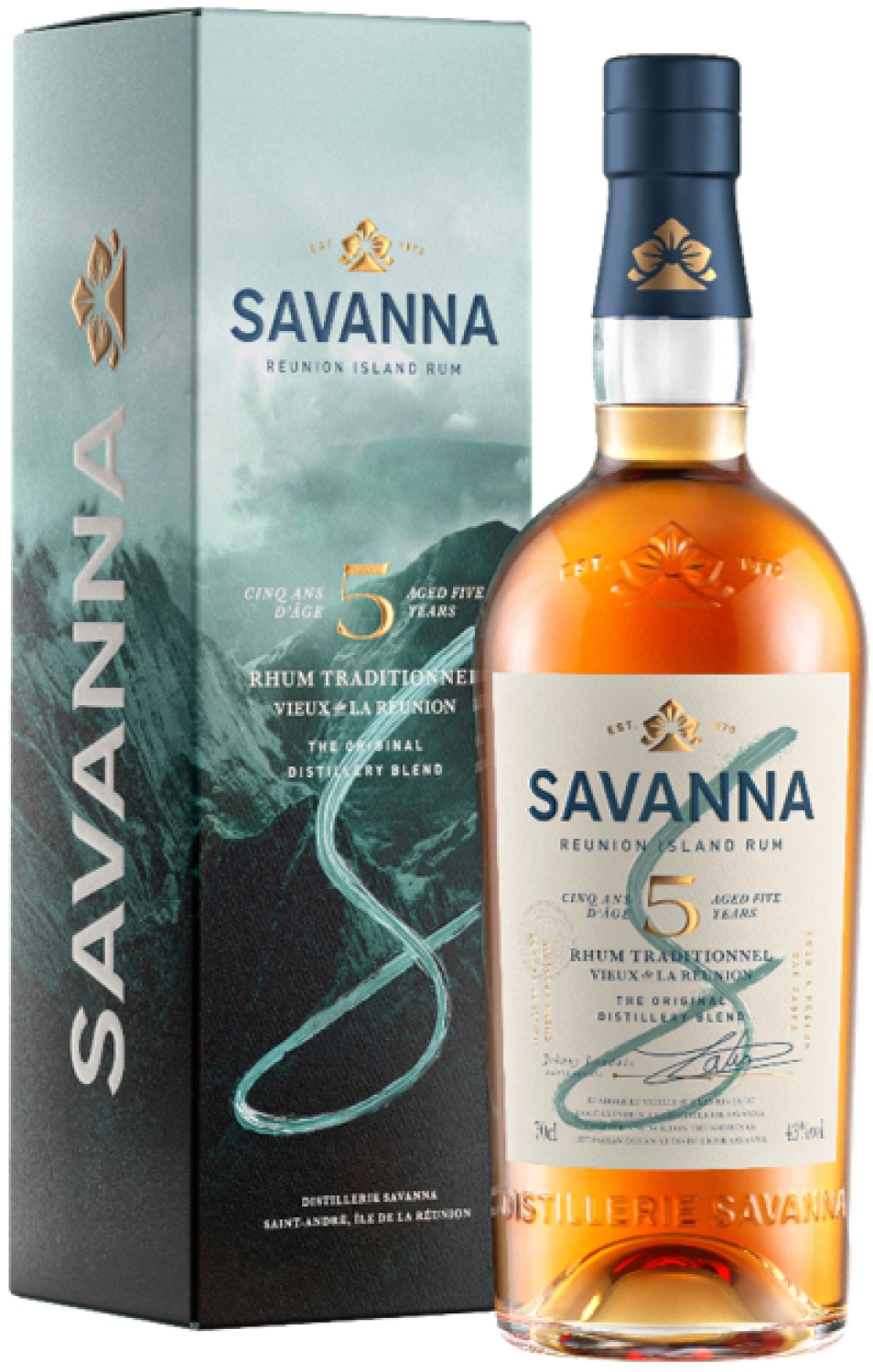 Ром Savanna 5 Years Old in gift box 0,7 л фото