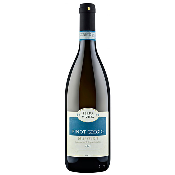 Вино Белое Полусухое Terra Vizina Pinot Grigio delle Venezie 2020 0,75 л фото