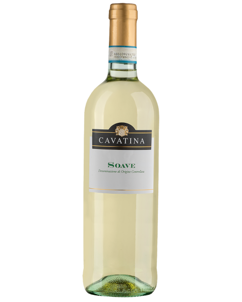 Вино Белое Сухое Cavatina Soave 2023 0,75 л фото