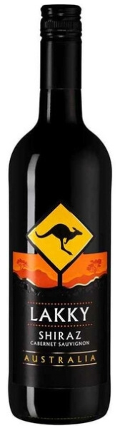 Вино Красное Полусухое Lakky Shiraz-Cabernet Sauvignon 2020 0,75 л фото