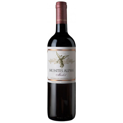 Вино Красное Сухое Montes Alpha Merlot Colchagua Valley 2021 0,75 л фото