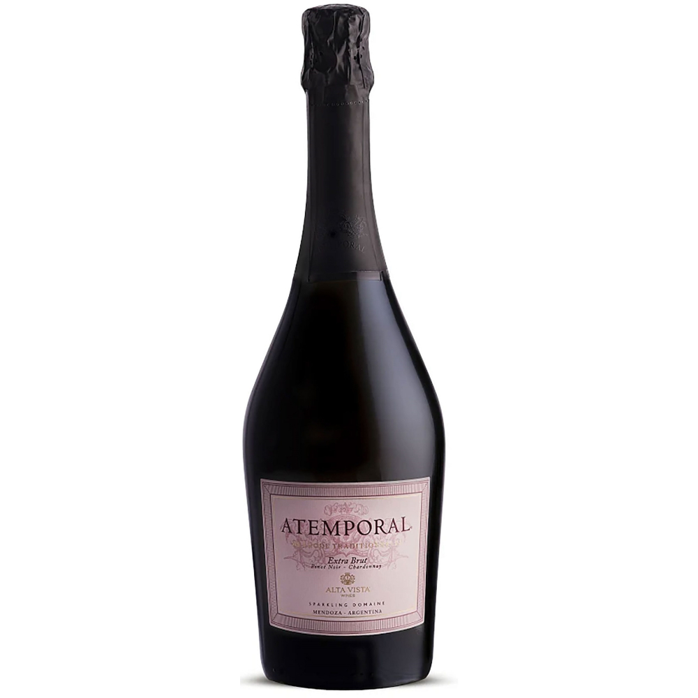 Вино игристое Розовое Экстра Брют Alta Vista Atemporal Rose Extra Brut 2021 0,75 л фото