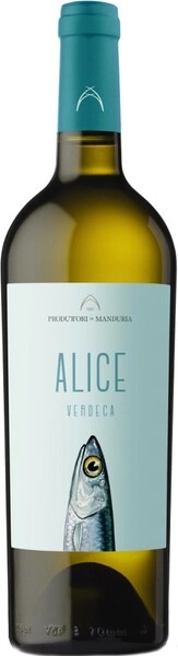 Вино Белое Сухое Produttori di Manduria Alice Verdeca Salento 2024 0,75 л фото