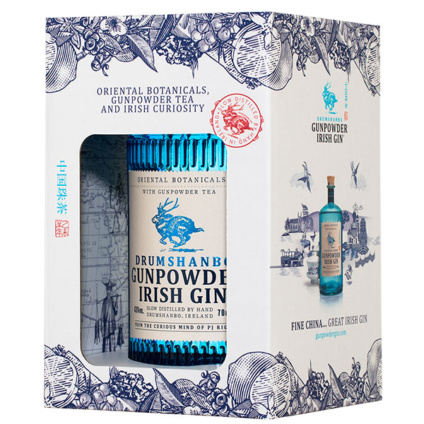 Джин Drumshanbo Gunpowder Irish Gin in gift box 0,5 л фото