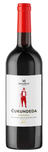 Вино Матияшевич Чукундеда Прокупац 2021 Красное Сухое 14% 0,75 л фото