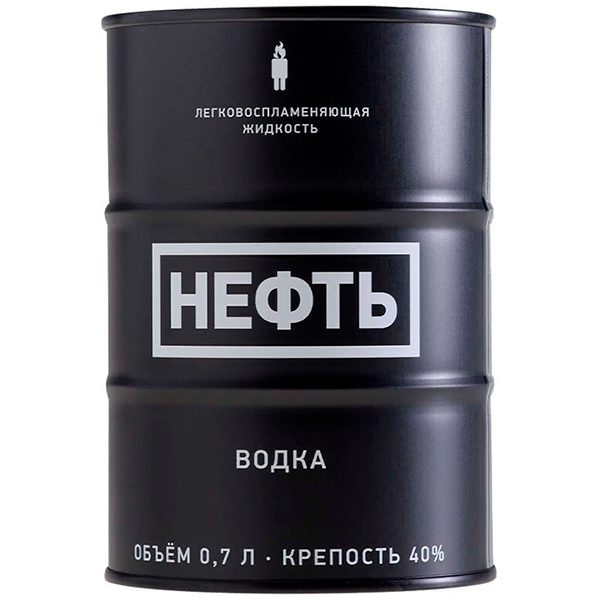 Водка Neft Special Edition № 5 (black) 0,7 л фото