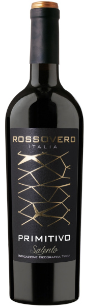 Вино Красное Полусухое Rossovero Primitivo Salento 2021 0,75 л фото
