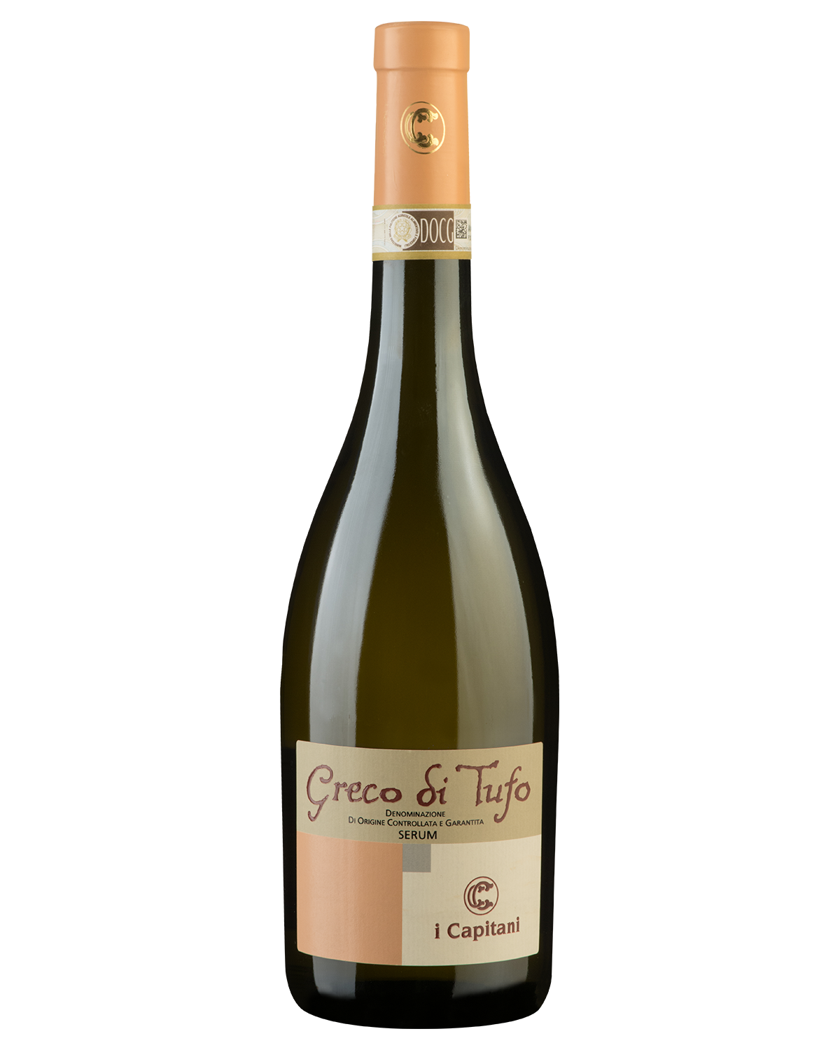 Вино Белое Сухое I Capitani Serum Greco di Tufo 2023 0,75 л фото