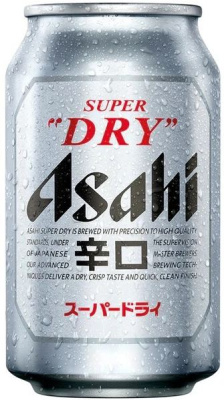 Пиво Светлое Asahi Super Dry in can 0,33 л фото