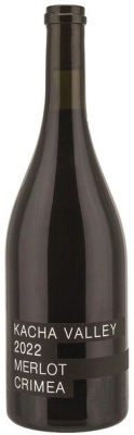 Вино Красное Сухое Kacha Valley Merlot Crimea 2022 0,75 л фото