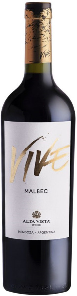 Вино Красное Сухое Alta Vista Vive Malbec Mendoza 2024 0,75 л фото